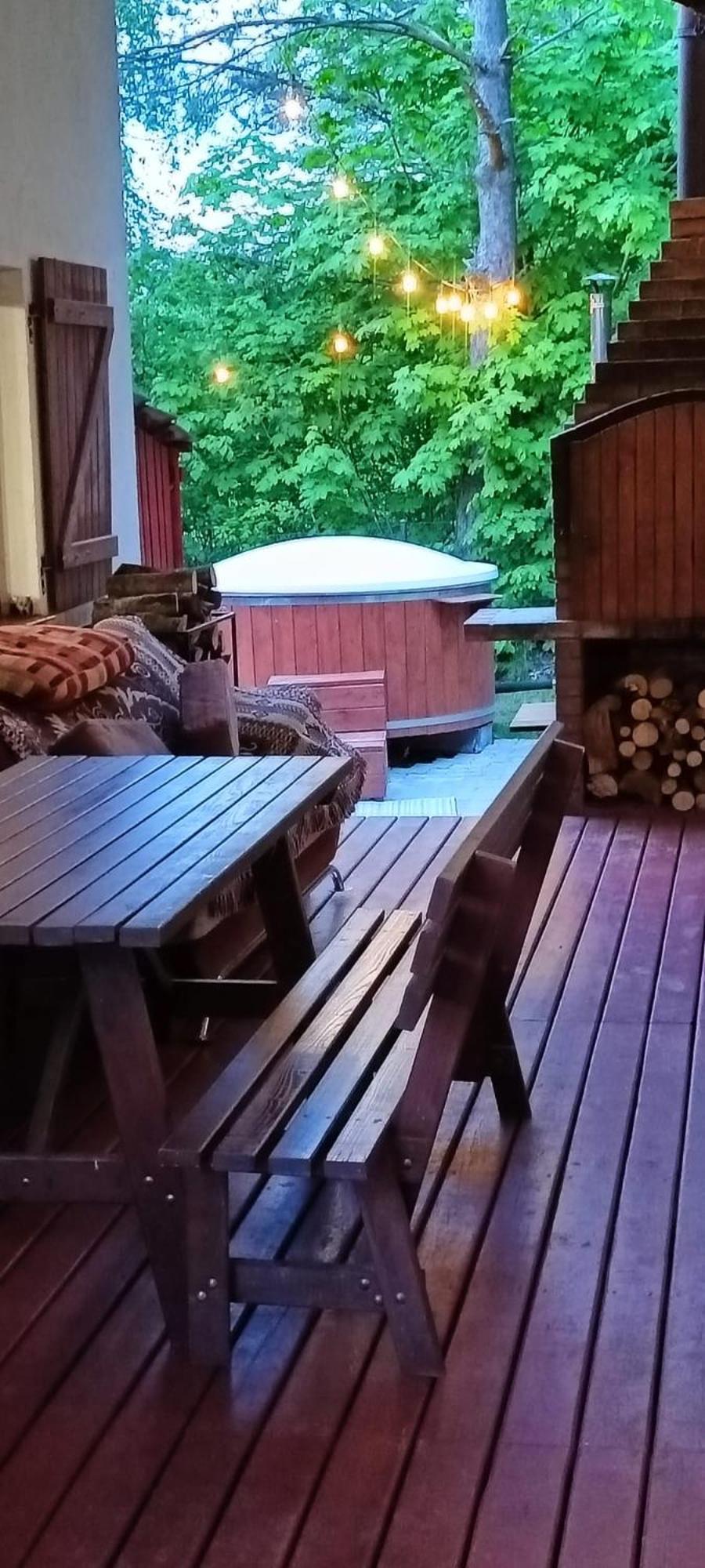 Вілла Domek Wypoczynkowy Caloroczny U Agi Z Balia Z Jacuzzi I Sauna Przezmark Екстер'єр фото